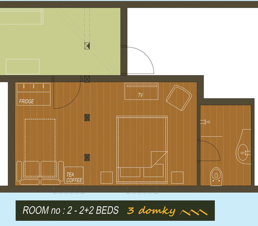 3 Domky Bed & Breakfast Demänovská Dolina Exterior foto